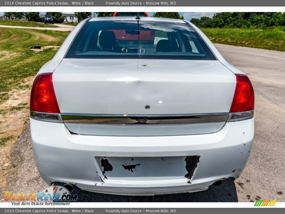 2014 Chevrolet Caprice Police Sedan White / Black Photo #5