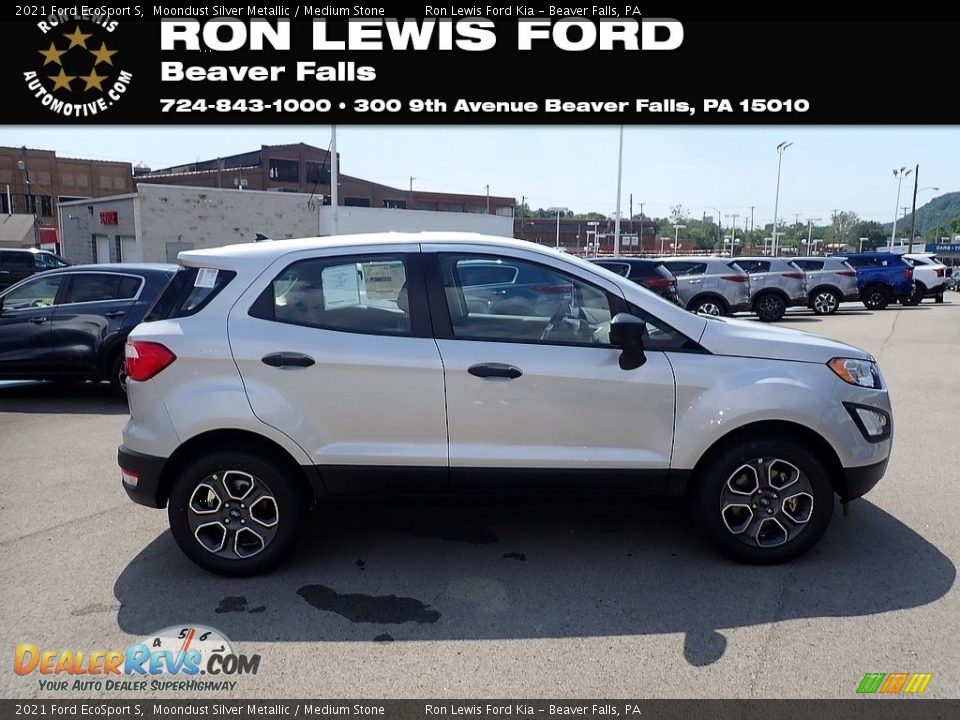 2021 Ford EcoSport S Moondust Silver Metallic / Medium Stone Photo #1