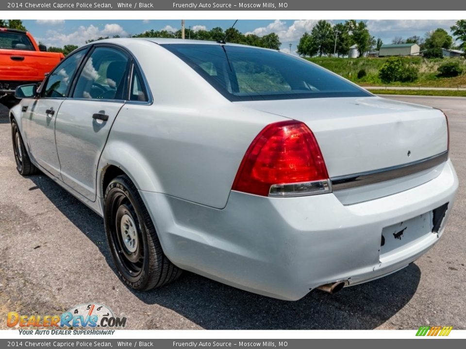 2014 Chevrolet Caprice Police Sedan White / Black Photo #6