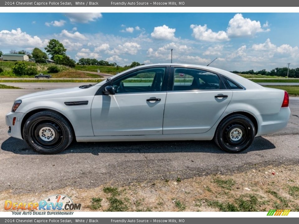 2014 Chevrolet Caprice Police Sedan White / Black Photo #7