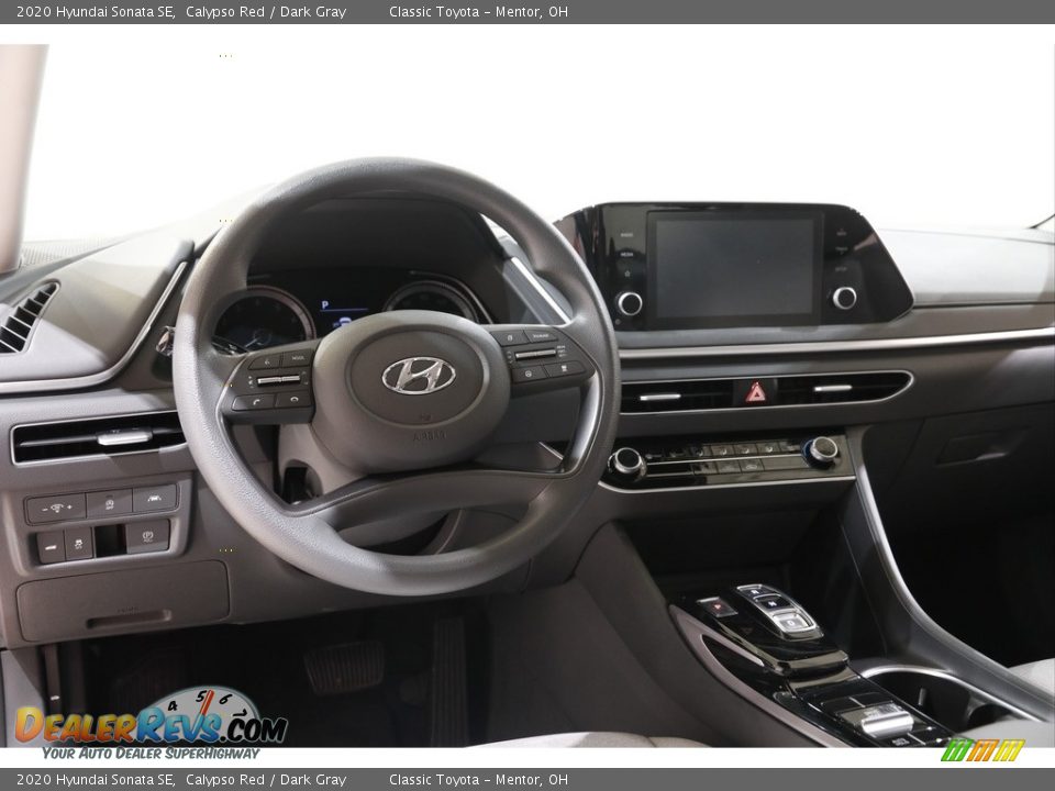 2020 Hyundai Sonata SE Calypso Red / Dark Gray Photo #6