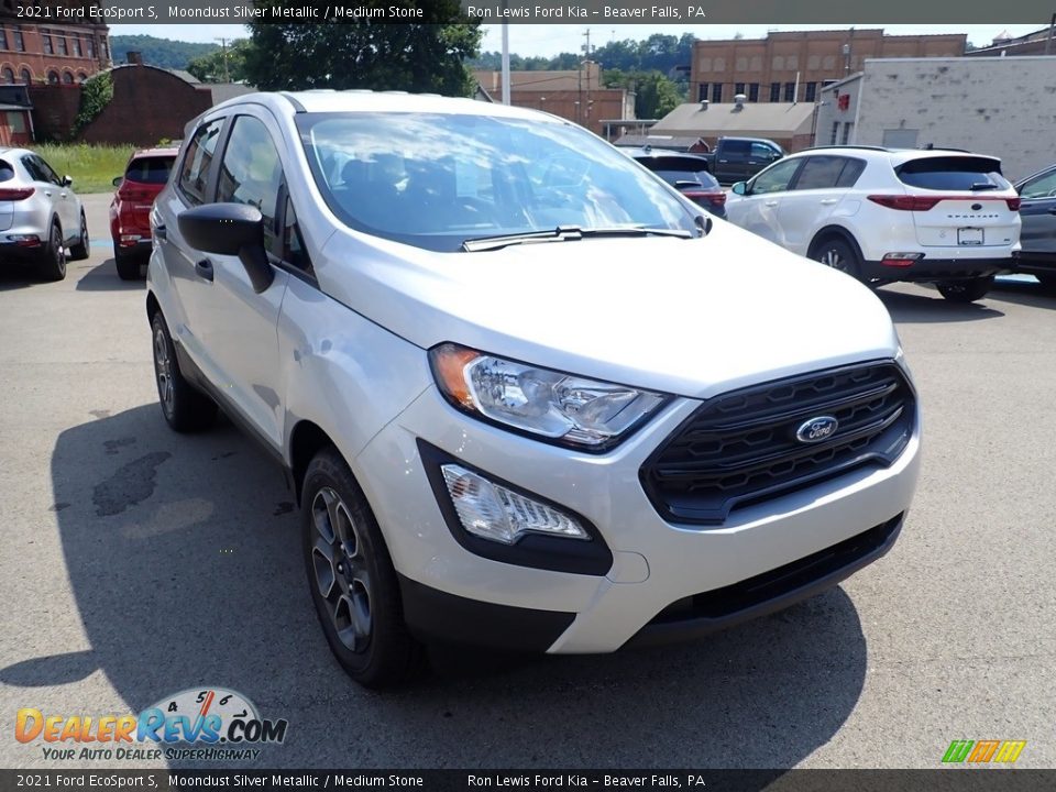 2021 Ford EcoSport S Moondust Silver Metallic / Medium Stone Photo #3