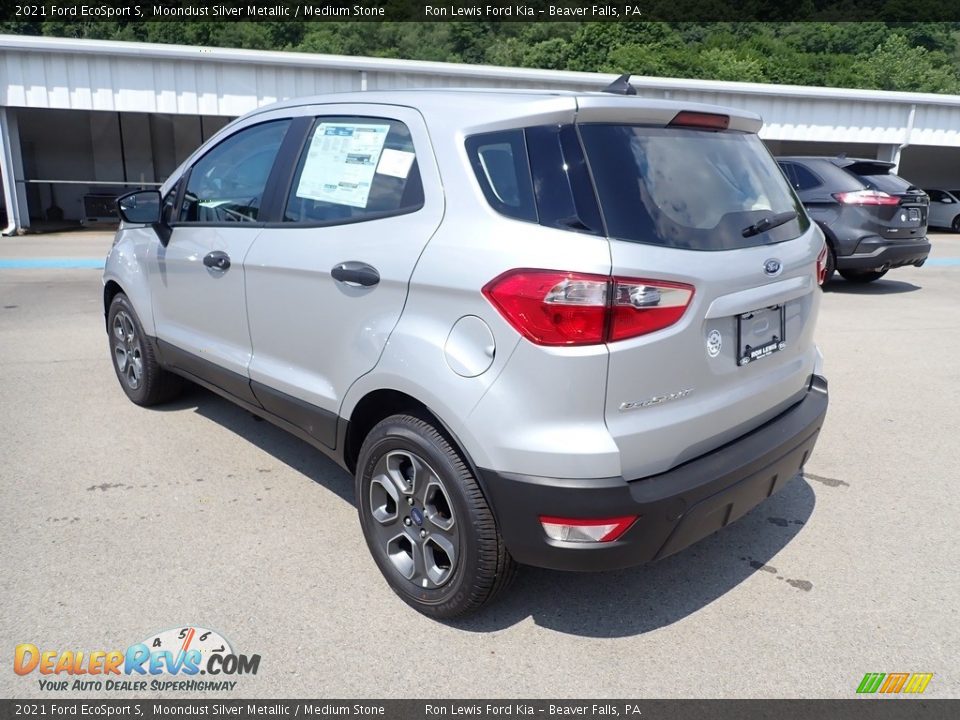 2021 Ford EcoSport S Moondust Silver Metallic / Medium Stone Photo #7