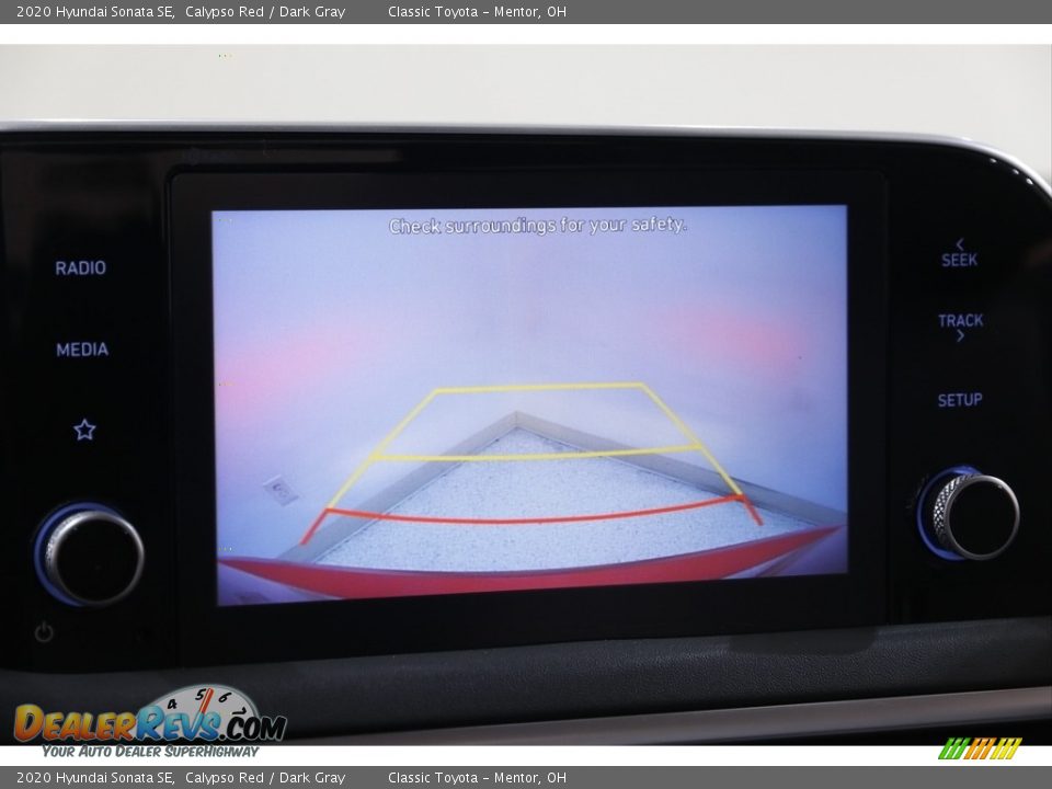 2020 Hyundai Sonata SE Calypso Red / Dark Gray Photo #11