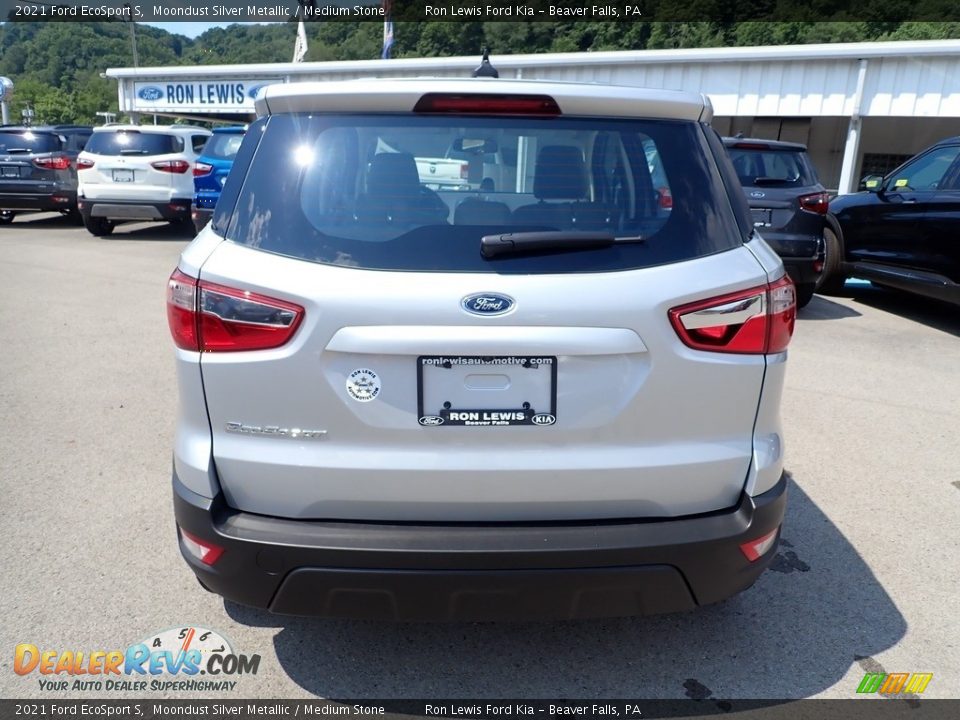 2021 Ford EcoSport S Moondust Silver Metallic / Medium Stone Photo #8