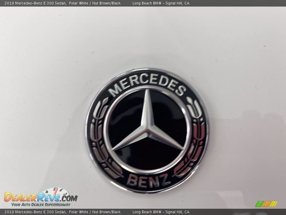 2019 Mercedes-Benz E 300 Sedan Polar White / Nut Brown/Black Photo #8