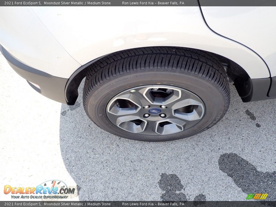 2021 Ford EcoSport S Moondust Silver Metallic / Medium Stone Photo #9
