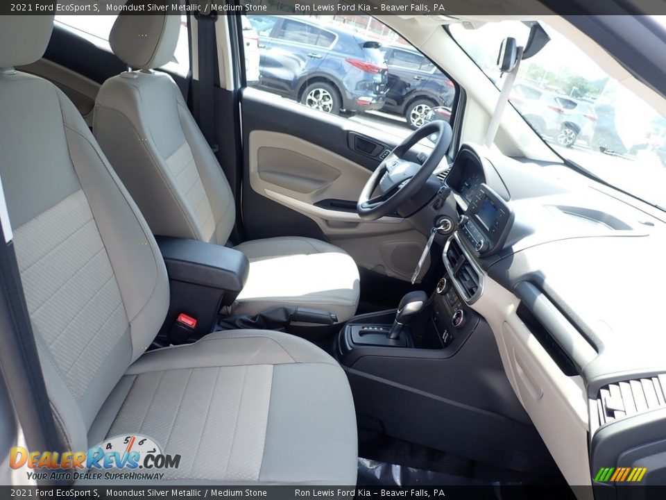 2021 Ford EcoSport S Moondust Silver Metallic / Medium Stone Photo #12