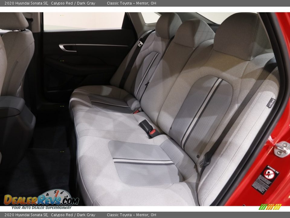 2020 Hyundai Sonata SE Calypso Red / Dark Gray Photo #16