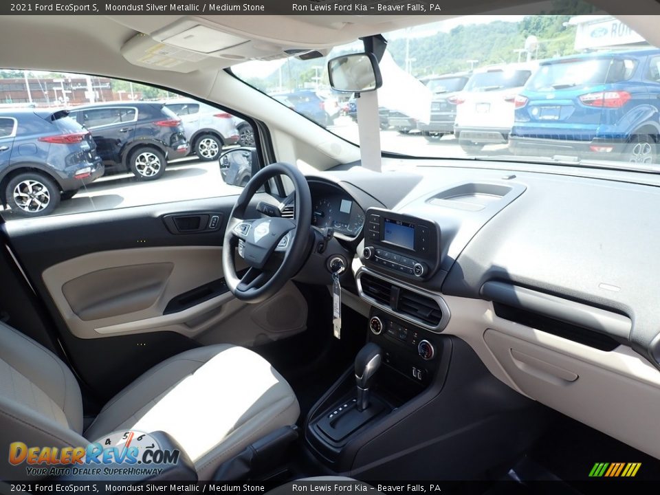 2021 Ford EcoSport S Moondust Silver Metallic / Medium Stone Photo #13