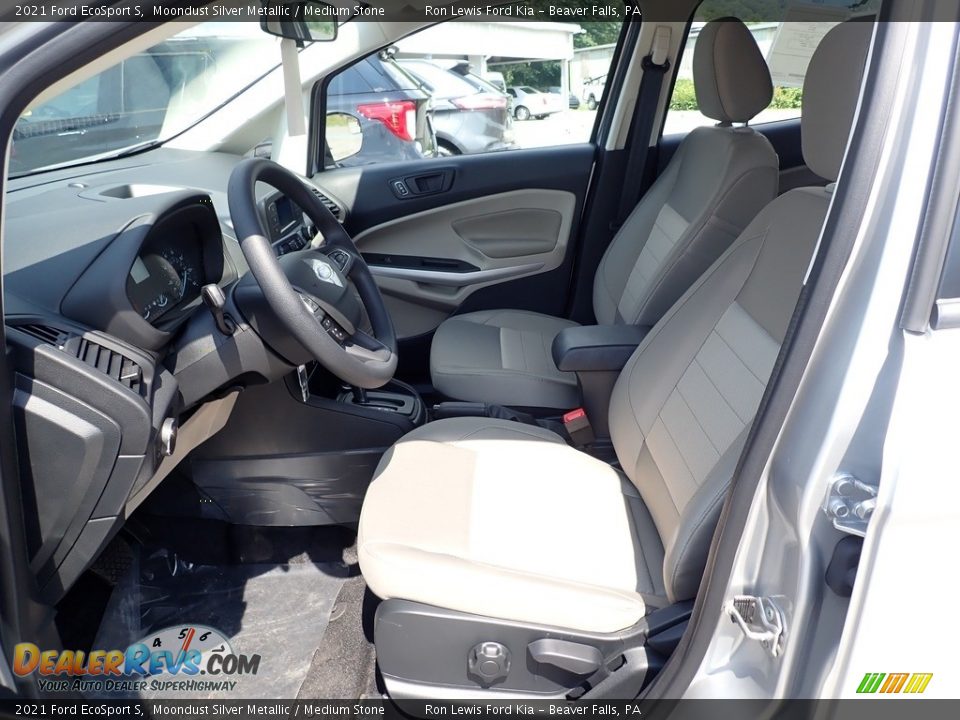 2021 Ford EcoSport S Moondust Silver Metallic / Medium Stone Photo #14