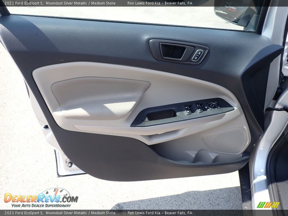 2021 Ford EcoSport S Moondust Silver Metallic / Medium Stone Photo #15