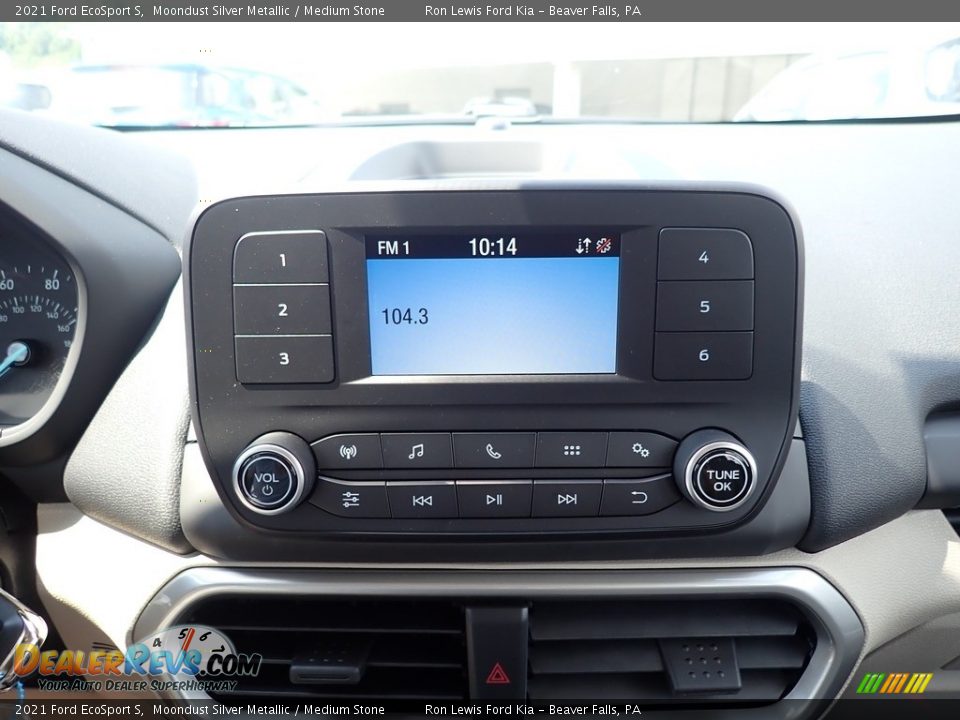 2021 Ford EcoSport S Moondust Silver Metallic / Medium Stone Photo #18