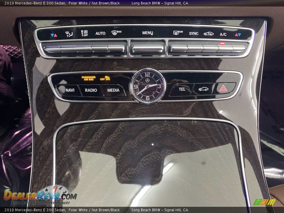 2019 Mercedes-Benz E 300 Sedan Polar White / Nut Brown/Black Photo #26