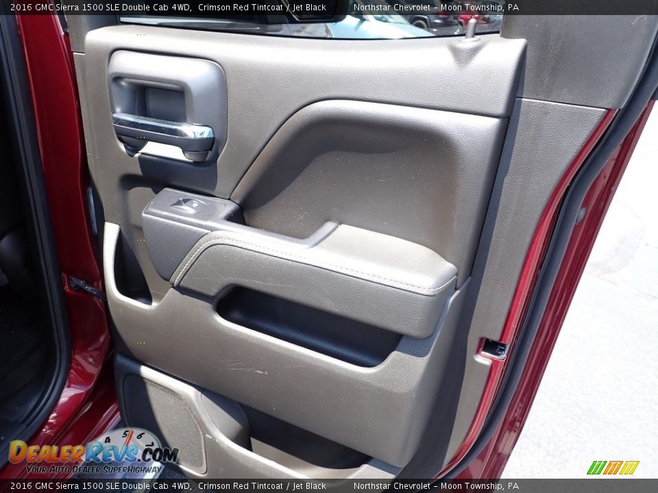 2016 GMC Sierra 1500 SLE Double Cab 4WD Crimson Red Tintcoat / Jet Black Photo #19