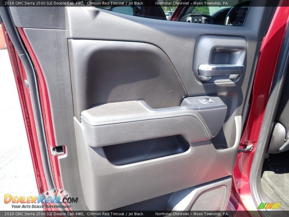 2016 GMC Sierra 1500 SLE Double Cab 4WD Crimson Red Tintcoat / Jet Black Photo #23