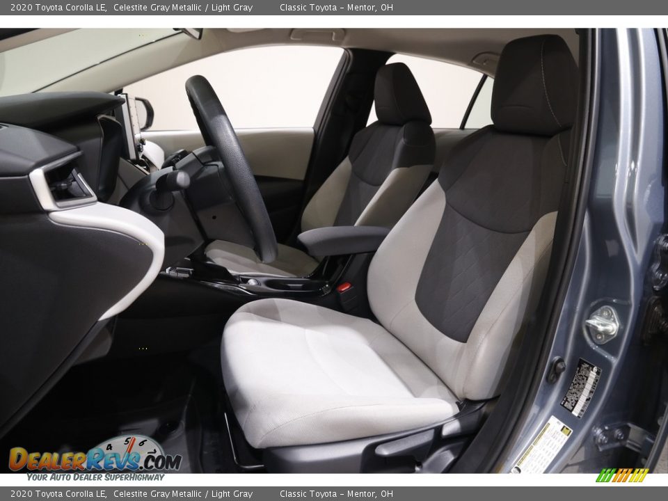 2020 Toyota Corolla LE Celestite Gray Metallic / Light Gray Photo #5
