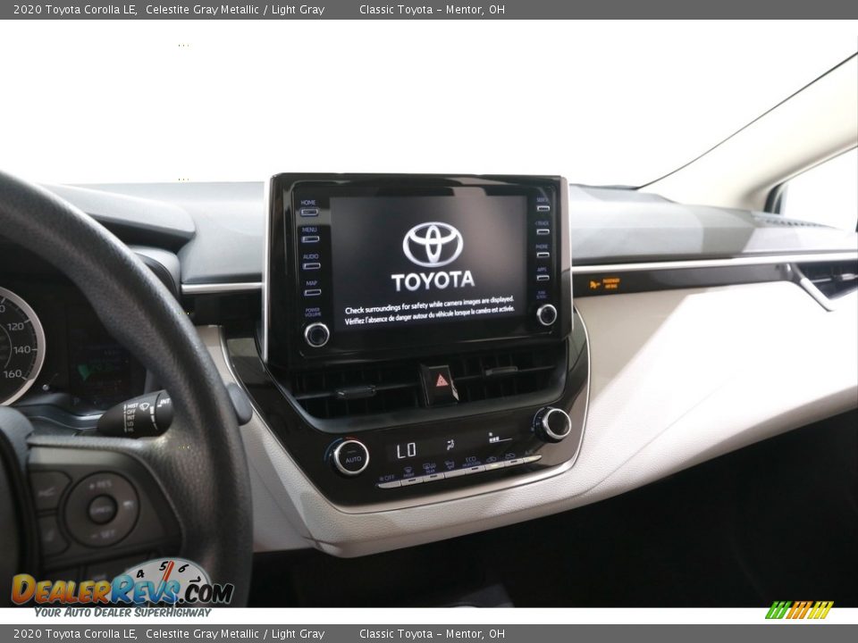 2020 Toyota Corolla LE Celestite Gray Metallic / Light Gray Photo #9