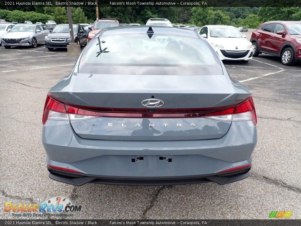 2021 Hyundai Elantra SEL Electric Shadow / Black Photo #8