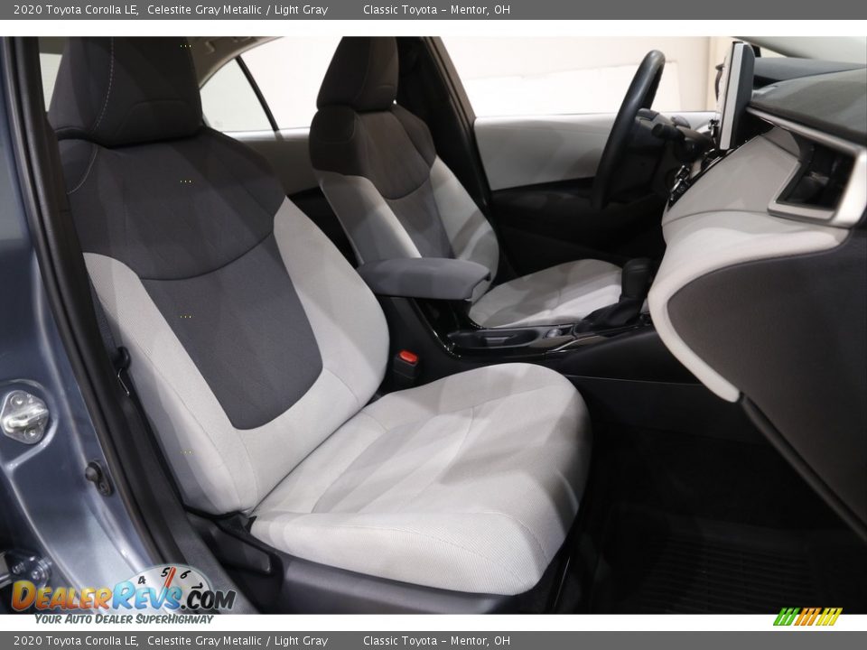 2020 Toyota Corolla LE Celestite Gray Metallic / Light Gray Photo #13