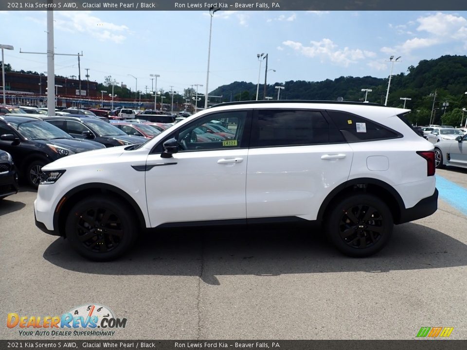 2021 Kia Sorento S AWD Glacial White Pearl / Black Photo #6