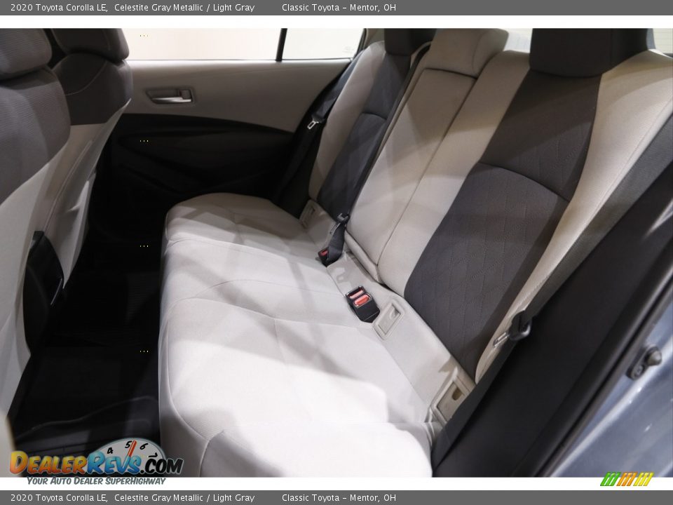 2020 Toyota Corolla LE Celestite Gray Metallic / Light Gray Photo #15