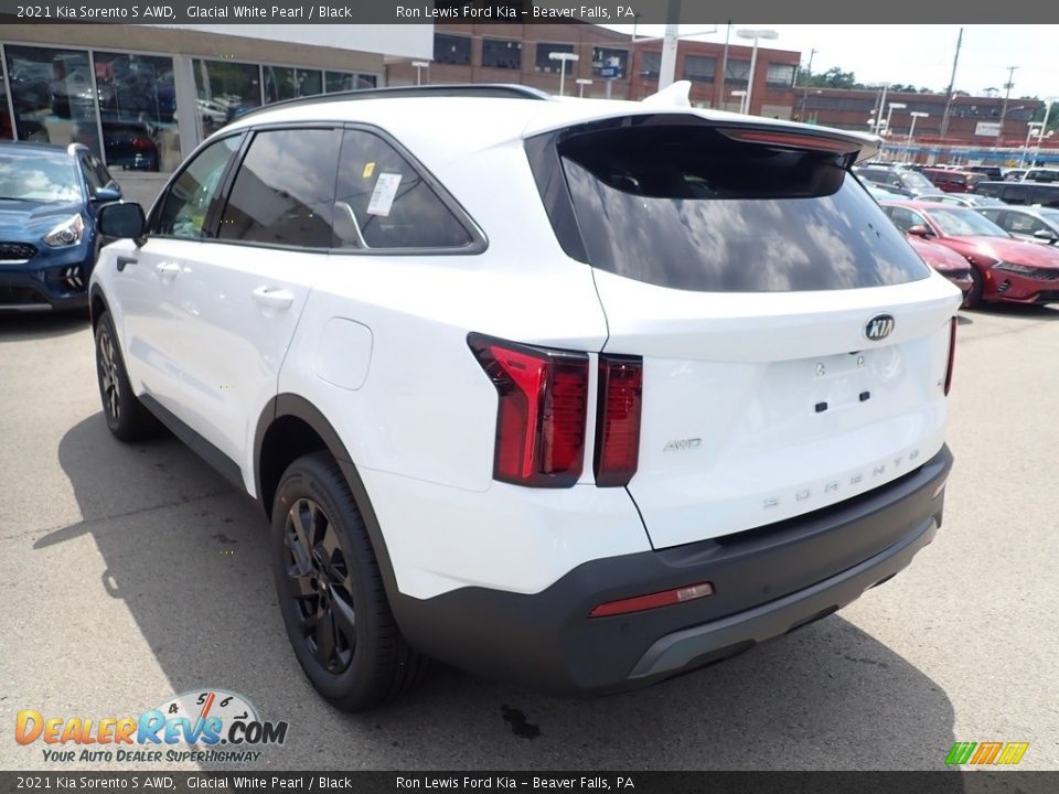 2021 Kia Sorento S AWD Glacial White Pearl / Black Photo #7