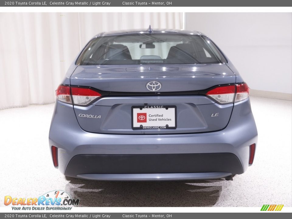 2020 Toyota Corolla LE Celestite Gray Metallic / Light Gray Photo #16