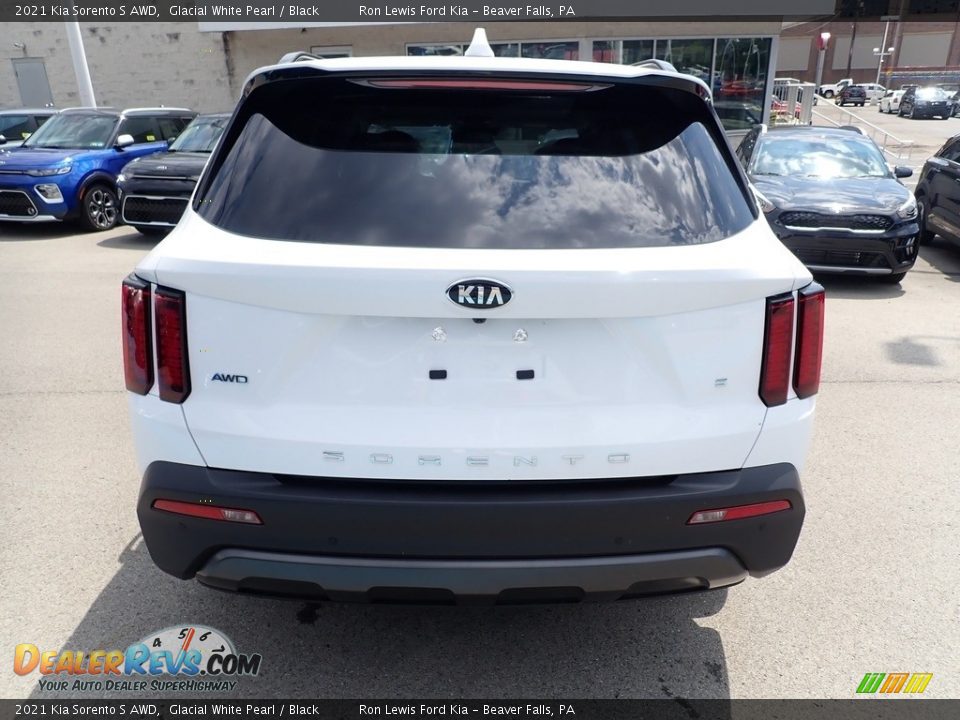 2021 Kia Sorento S AWD Glacial White Pearl / Black Photo #8