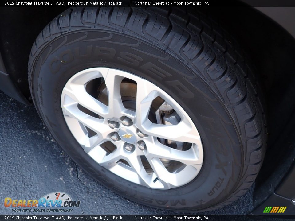 2019 Chevrolet Traverse LT AWD Pepperdust Metallic / Jet Black Photo #14