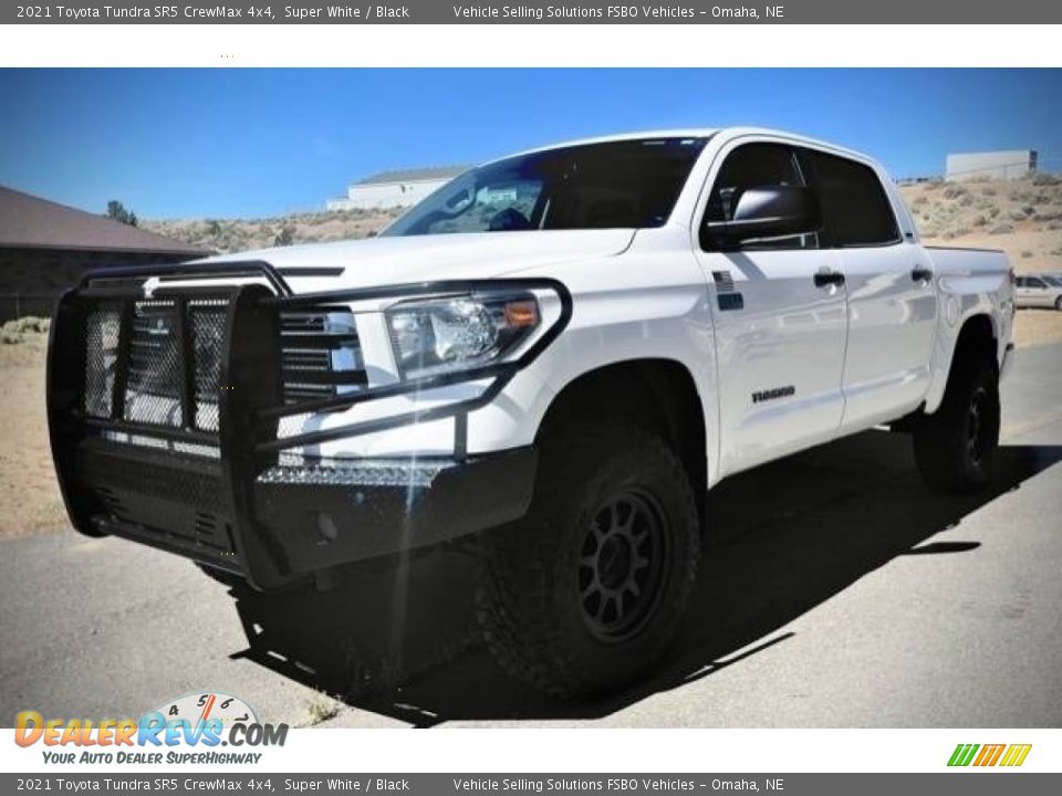 2021 Toyota Tundra SR5 CrewMax 4x4 Super White / Black Photo #13