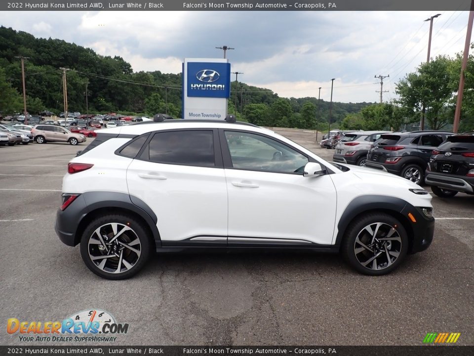 2022 Hyundai Kona Limited AWD Lunar White / Black Photo #1