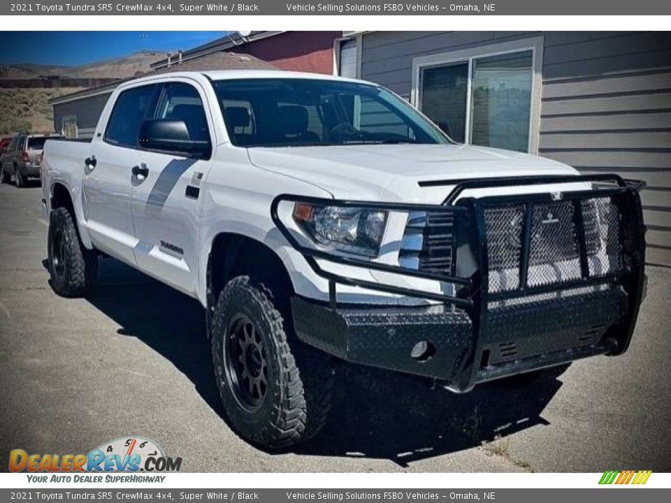 2021 Toyota Tundra SR5 CrewMax 4x4 Super White / Black Photo #15