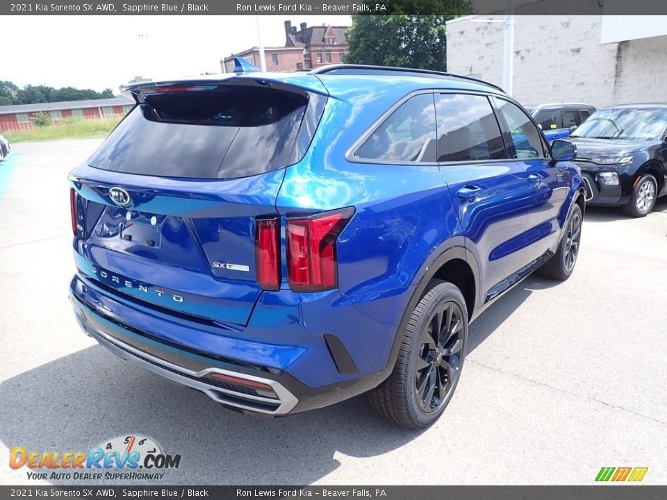 2021 Kia Sorento SX AWD Sapphire Blue / Black Photo #2