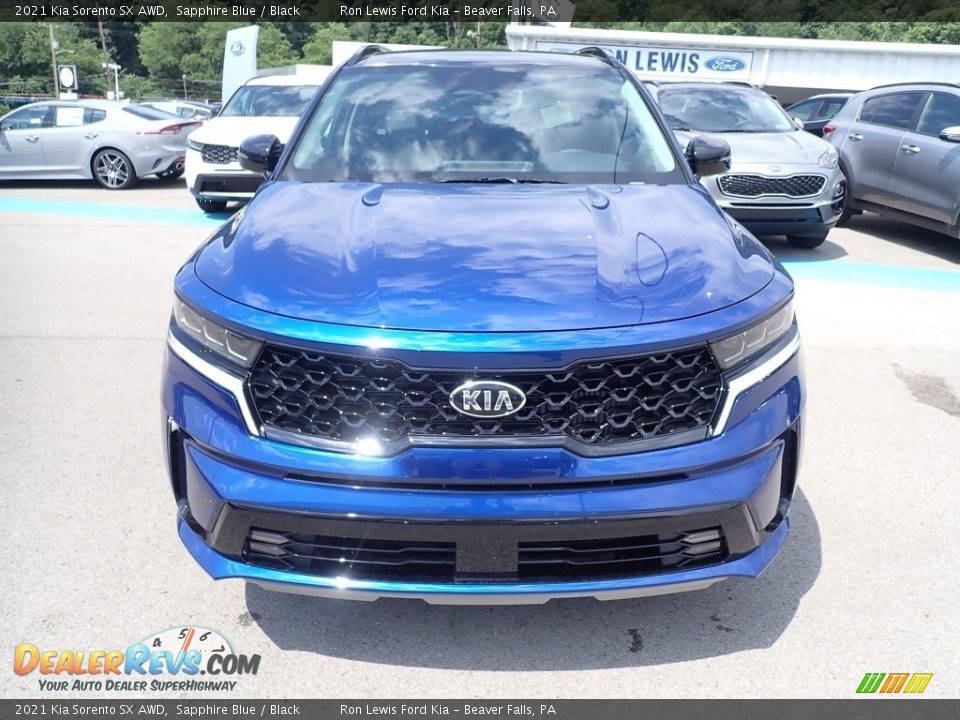 2021 Kia Sorento SX AWD Sapphire Blue / Black Photo #4