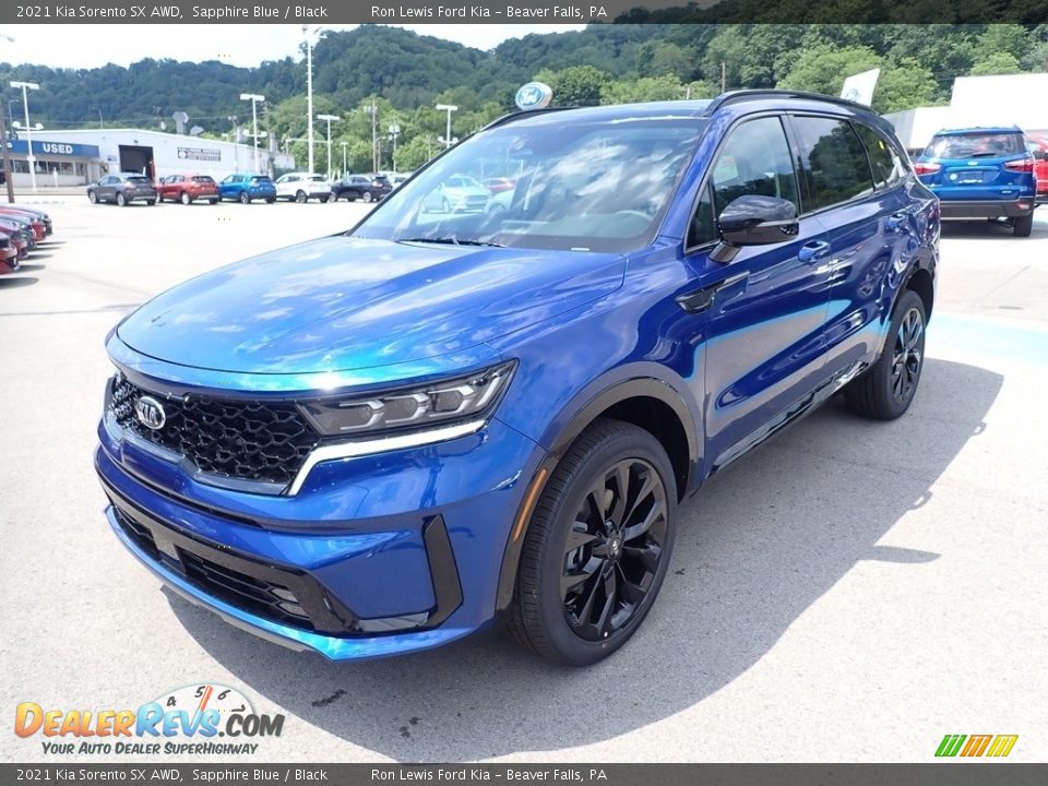 Sapphire Blue 2021 Kia Sorento SX AWD Photo #5