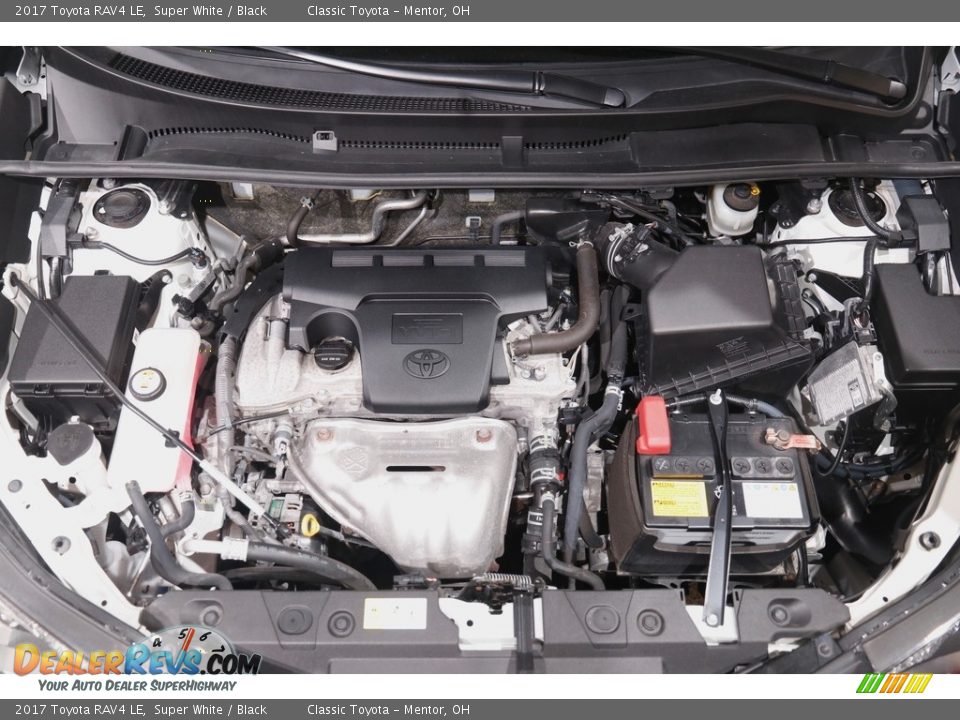 2017 Toyota RAV4 LE Super White / Black Photo #18