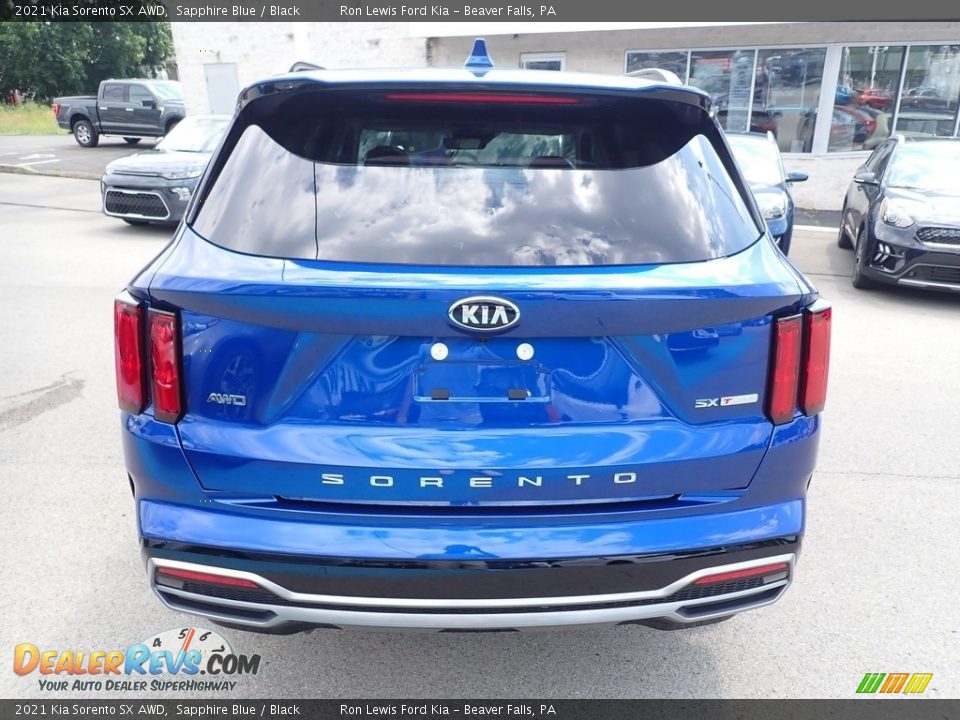 2021 Kia Sorento SX AWD Sapphire Blue / Black Photo #8