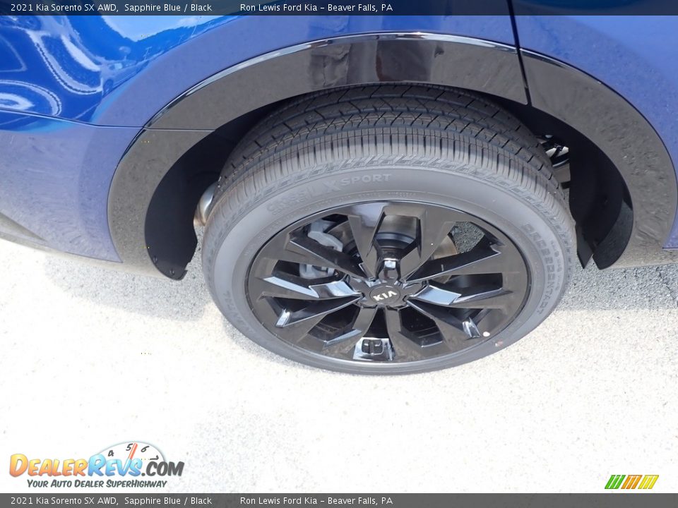 2021 Kia Sorento SX AWD Sapphire Blue / Black Photo #9