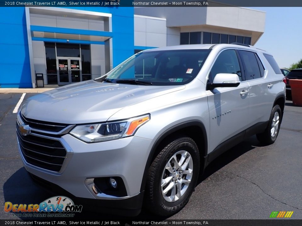 2018 Chevrolet Traverse LT AWD Silver Ice Metallic / Jet Black Photo #2