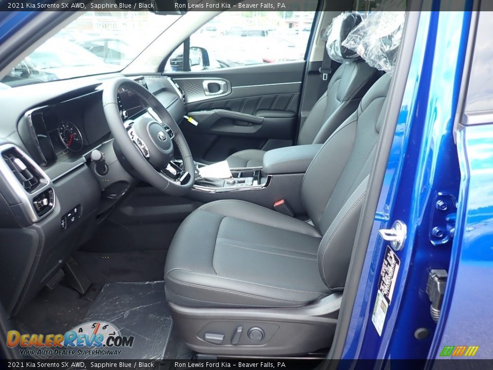 Black Interior - 2021 Kia Sorento SX AWD Photo #13