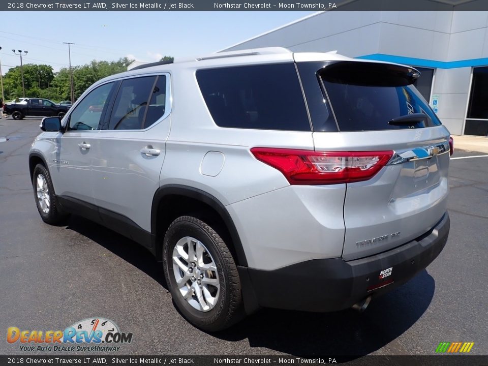 2018 Chevrolet Traverse LT AWD Silver Ice Metallic / Jet Black Photo #4