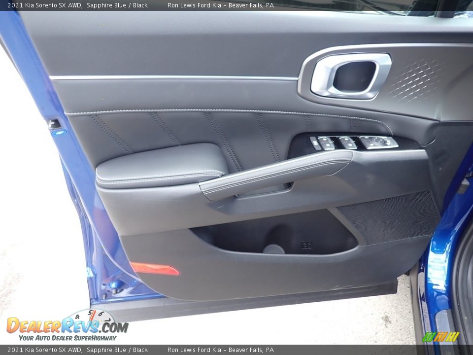 2021 Kia Sorento SX AWD Sapphire Blue / Black Photo #14
