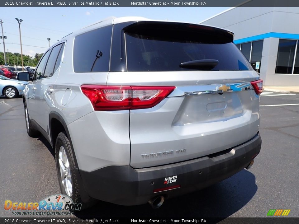 2018 Chevrolet Traverse LT AWD Silver Ice Metallic / Jet Black Photo #5
