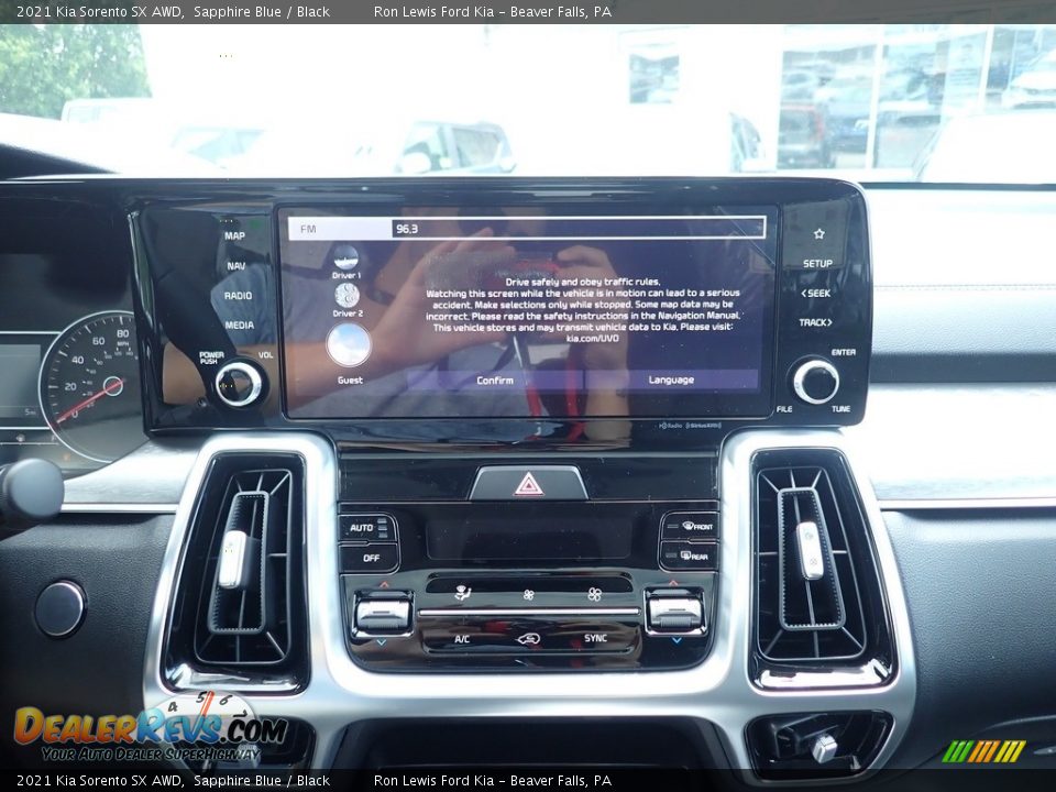 2021 Kia Sorento SX AWD Sapphire Blue / Black Photo #16