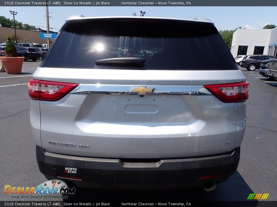 2018 Chevrolet Traverse LT AWD Silver Ice Metallic / Jet Black Photo #6