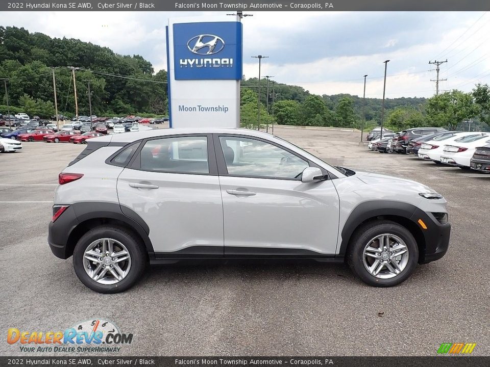 2022 Hyundai Kona SE AWD Cyber Silver / Black Photo #1