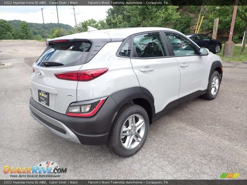 2022 Hyundai Kona SE AWD Cyber Silver / Black Photo #2