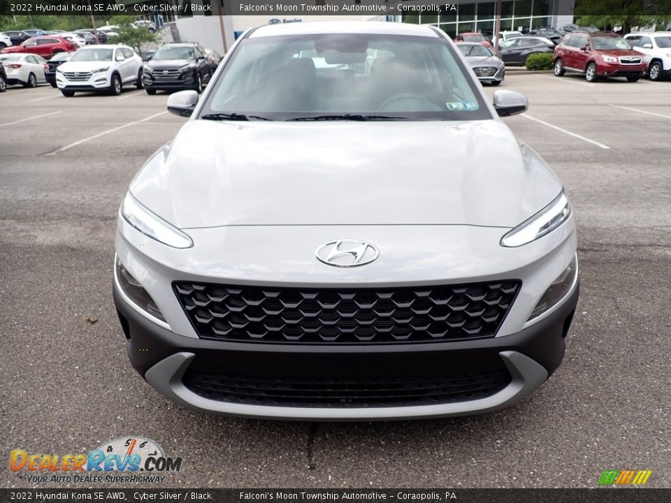 2022 Hyundai Kona SE AWD Cyber Silver / Black Photo #4