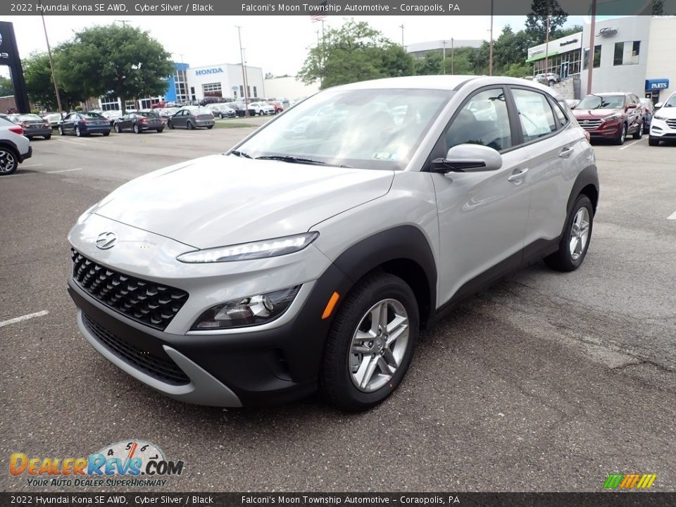 Front 3/4 View of 2022 Hyundai Kona SE AWD Photo #5